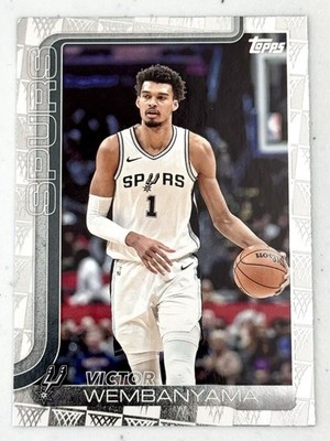 2025-26 Topps Basketball-Victor Wembanyama #195 Season Tip Off San Antonio Spurs