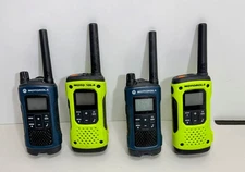 4x Motorola Talkabout Walkie Talkie T460 T600 2 Way Radio FOR PARTS ONLY BROKEN