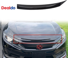 Front Hood Bumper Upper Trim Nose Cover Compatible With 2016-2021 Honda Civic 10 Front Hood Bumper Upper Trim Nose Cover Compatible With 2016-2021 Honda Civic 10