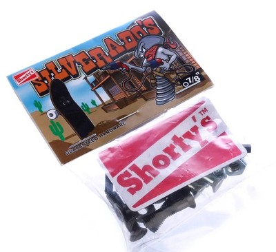 Shortys Silveradso Skateboard Hardware - Montage Kreuz 7/8''