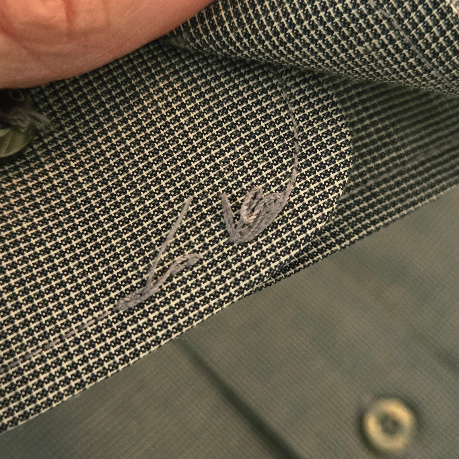 Hugo Boss Mens Dress Shirt 17.5 35/36 Grayish blue Long Sleeve Button Up Classic thumbnail 8