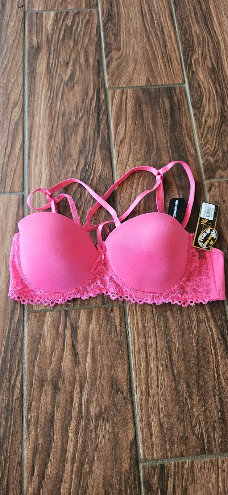 INTECO INTIMATES Push-up Underwire 34B NWT #516