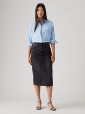 Levi's Womens Wandering Spirit Clean Back Slit Skirt