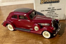 Brooklin Models 1/43 BC100 1935 PIERCE ARROW COUPE Maroon Boite New