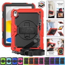 For iPad 11th 10th 9th 8th 7th 6th 5th Heavy Duty Rugged Stand Case Screen Cover