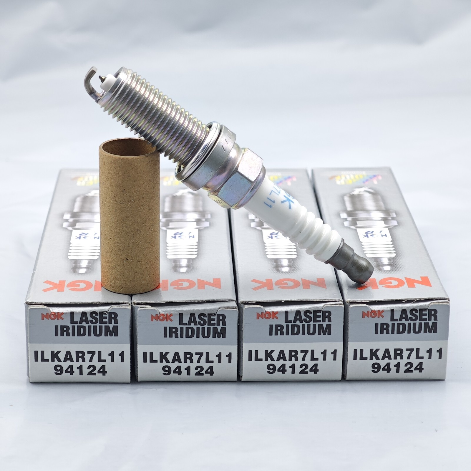 BRAND NEW SET OF 4 NGK 94124 ILKAR7L11 SPARK PLUGS MAZDA OEM LASER IRIDIUM NIB