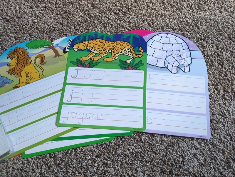 Lakeshore Write & Wipe Alphabet Practice Cards