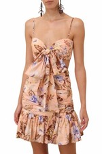 Zimmermann Floral Bow Mini Dress — Size 1 / M