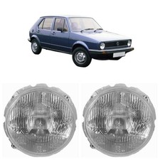 2x Scheinwerfer H4 für VW Golf  1 + Golf I Cabrio rechts + links