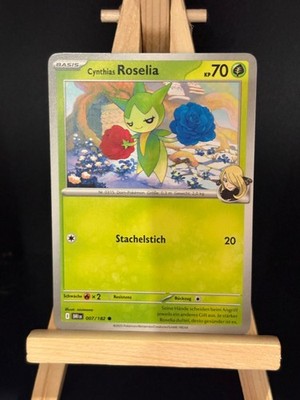 Cynthias Roselia 007/182 Pokemon Karte TCG aus dem Set Ewige Rivalen
