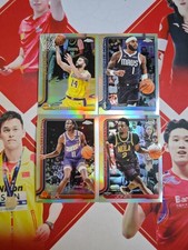 2025-26 Topps Chrome Basketball Chrome Refractor Lot x 4 Cards