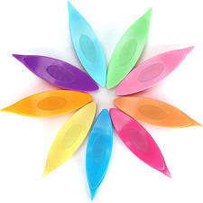 9 Pcs Colorful Plastic Tatting Shuttle for Lace DIY Hand Lacemaking Craft Tool H