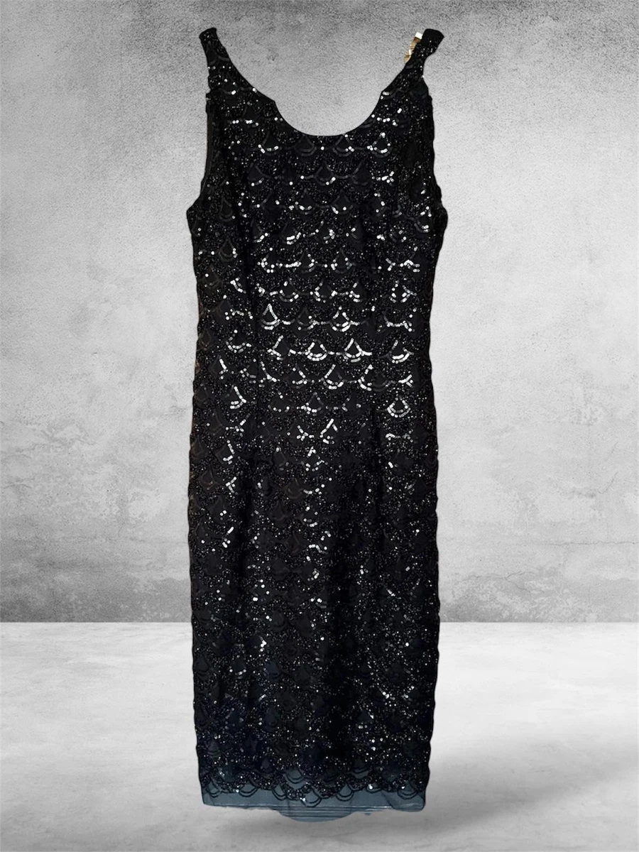 sd collection lace dress SD JERSEY LACE BACK DETAIL – Pointure main image 0