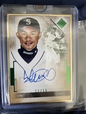 ICHIRO SUZUKI 2020 TOPPS TRANSCENDENT AUTOGRAPH 11/15 SP HALL OF FAMER MARINERS