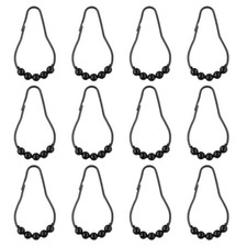  Shower Curtain Rings Decorative Hooks Curtain. Large Roller Bathroom