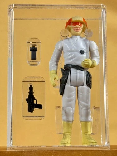 VINTAGE STAR WARS AFA 80+ CLOUD CAR PILOT HK
