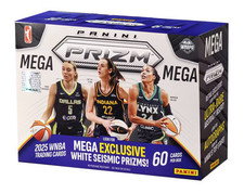 2025 Panini Prizm Basketball WNBA Trading Cards Mega Box - 12 Seismic Prizms 🔥