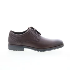 Rockport Next Gen Plain Toe Mens Brown Wide Oxfords & Lace Ups Shoes