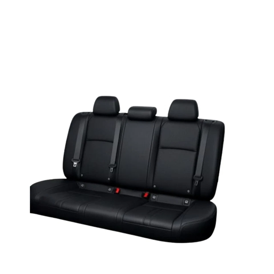 PU Leatherette Seat Covers Black Honda Civic 2016–2020 | Custom Fit Set Foto 4 de 4