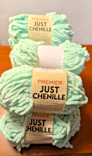Lot of 7 Skeins Premier Just Chenille Yarn "Mint/Menthe" 2017-04 Lot 23767