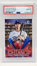 2025 Bowman Hobby Stars - Shohei Ohtani #HS-4 PSA 10 GEM MINT Dodgers