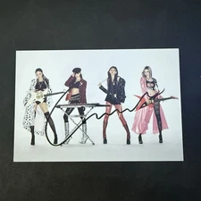 Aespa Rich Man Giselle Signed Autographed Post Card - SM 6th Mini Album