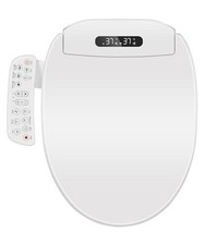 Electric Bidet Elongated Heated Toilet Seat Warm Air Dryer Osc Pulse Spray