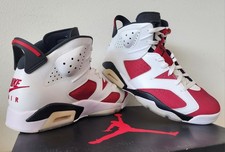 Taglia 10,5 - Jordan 6 Retro Mid Carmine 2021 (ottime condizioni) Bianco Rosso Marrone