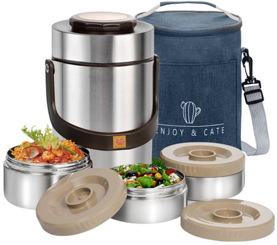 Termo acero inoxidable 67oz 3 niveles térmico portátil comida caliente, Nuevo