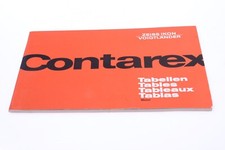   ZEISS VOIGTLANDER CONTAREX TABLES INSTRUCTIONS MANUAL GERMAN 136-2