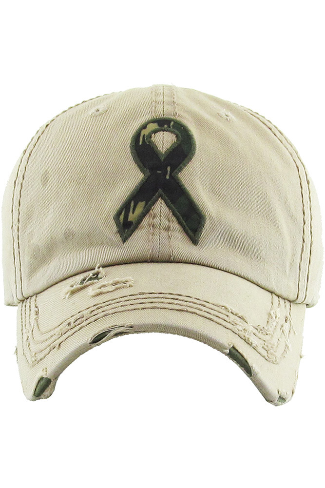 KBETHOS Women Camouflage Ribbon Adjustable Embroidered Baseb