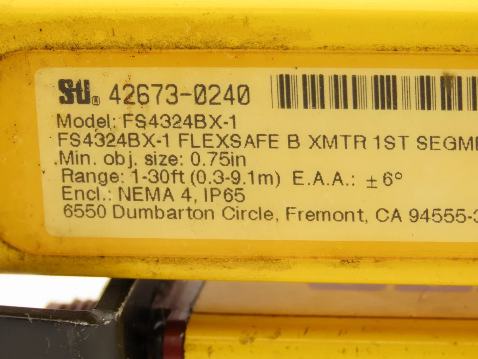 Sti FS4324BR-1 Flexsafe Cortina de Luz 24" FS4300 Receptor Transmisor Set Foto 4 de 4