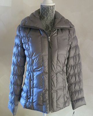 Women's Silver Grey Kenneth Cole Reaction Down Ruched Packable - Main Image