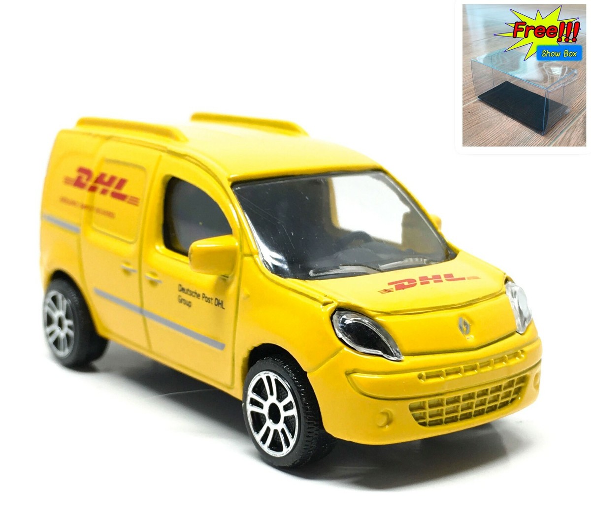 Majorette Renault Kangoo II Express DHL Yellow 1:64 (3