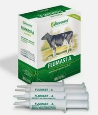 12 Candelette Bovini Ovini Caprini FLUMAST-A GreenVet per Asciutta omeopatiche