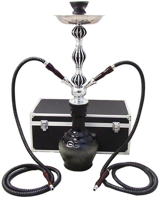 The Silver Rocket Hookah 2 Hose Shisha Hookah With A Premium Carry Case For Sale Online Ebay
