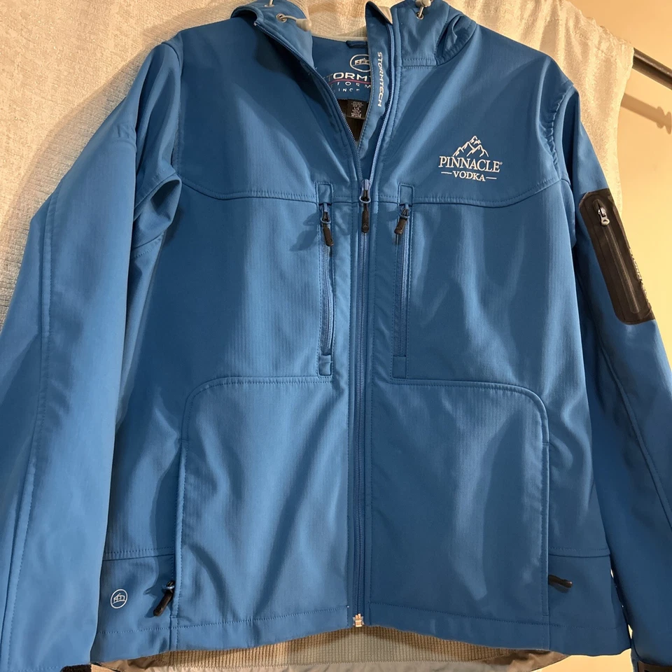 Stormtech Performance Pinnacle Vodka Men's Full-Zip Blue Jacket Large Water Prov - Image 2 of 4