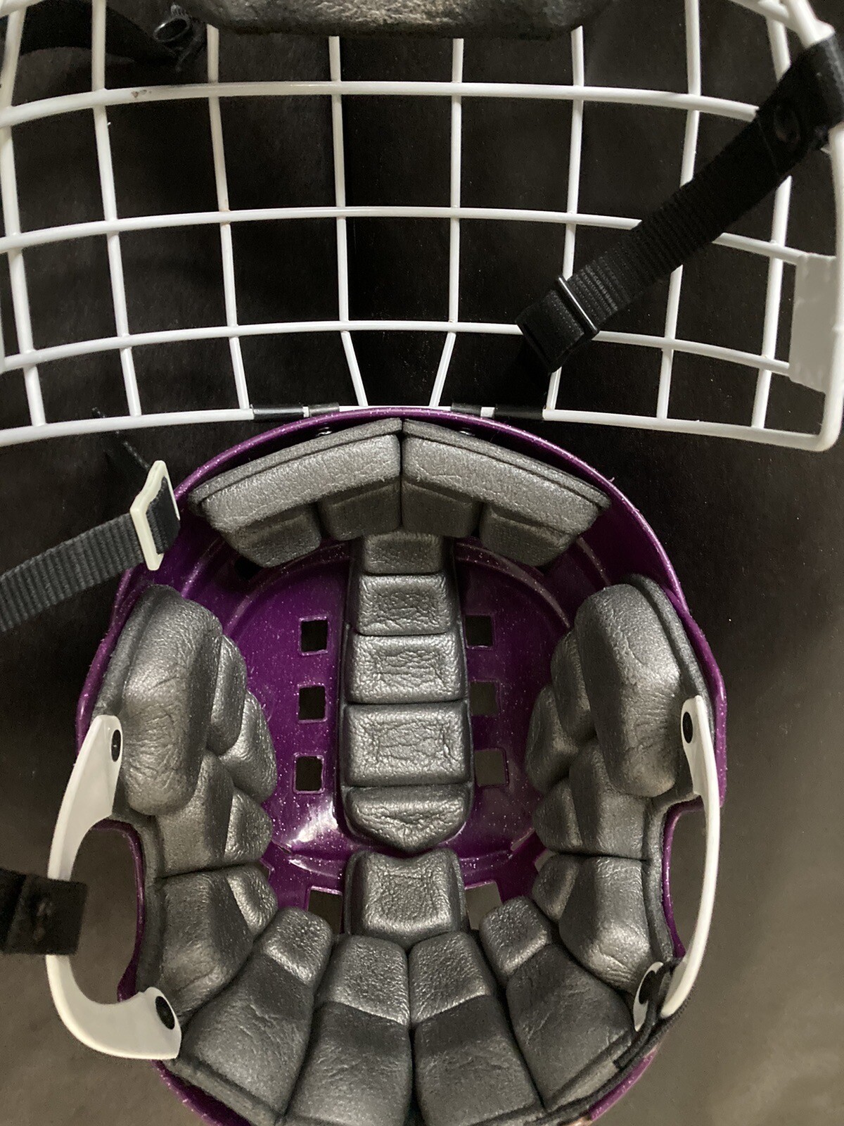 Jofa Sweden Purple 215 Ice Hockey Helmet w/ 480M Face Mask/Cage (4956