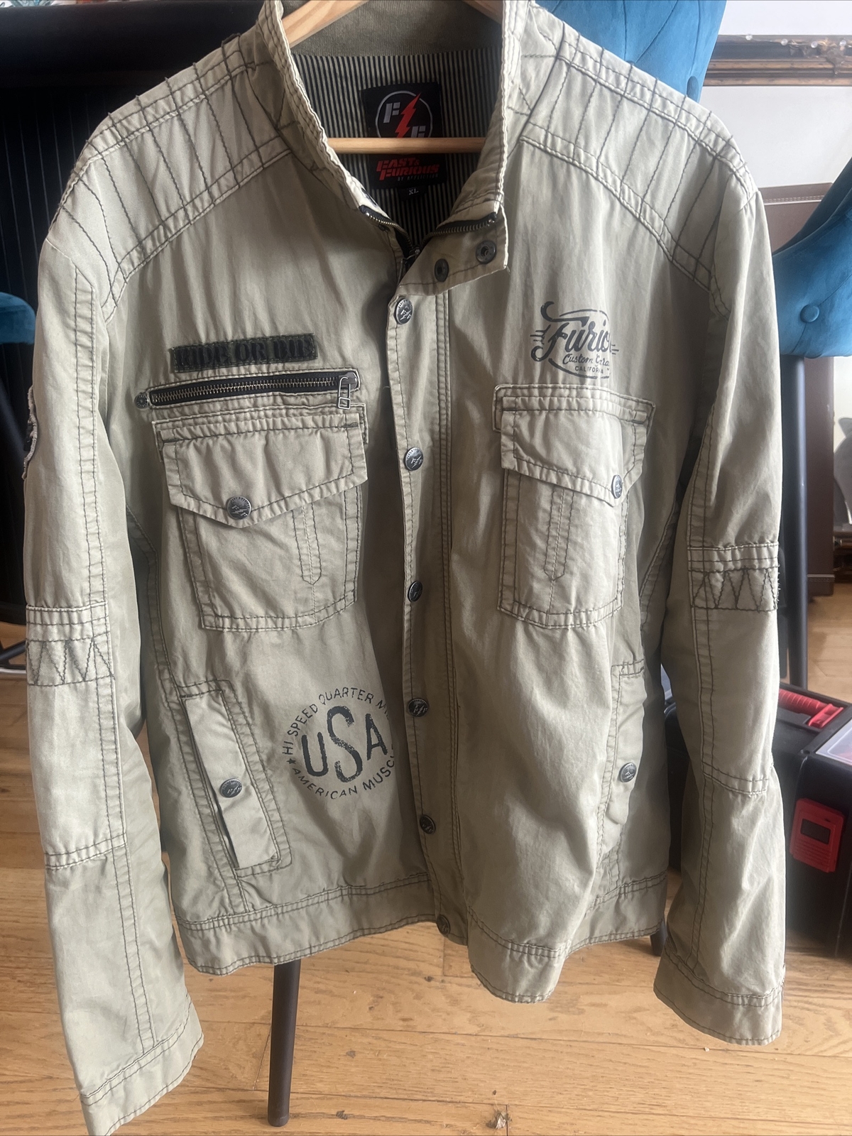 Green Moto military jacket Gem