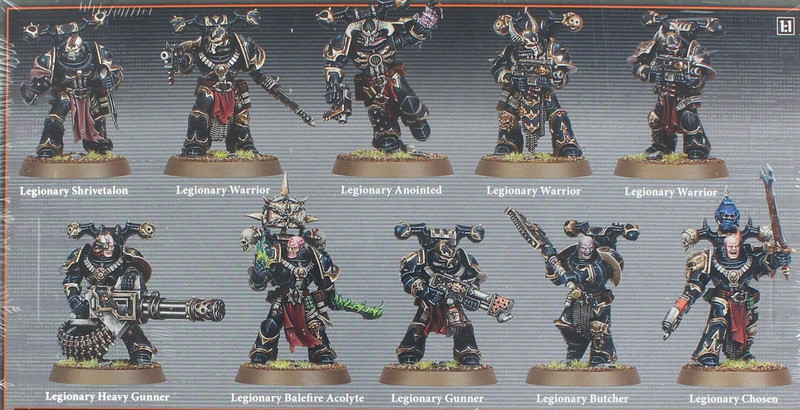 Warhammer 40k Kill Team Legionaries Chaos Space Marines Nachmund Singles & Bits