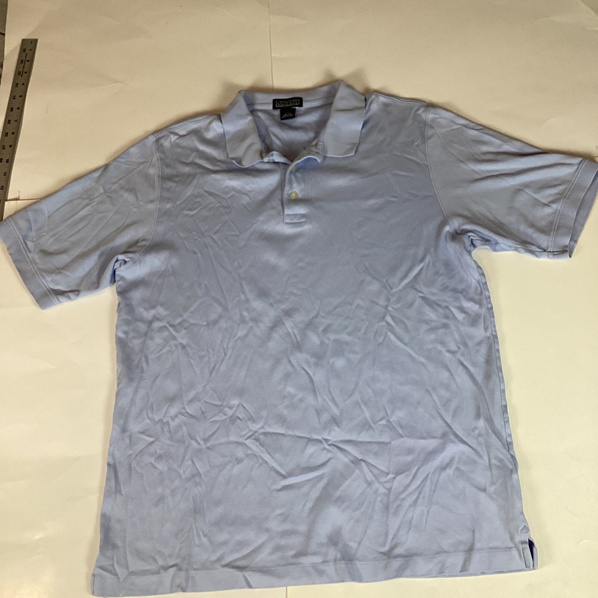 Lands' End Mens Polo Shirt Casual Size XL XLarge Comfort Short