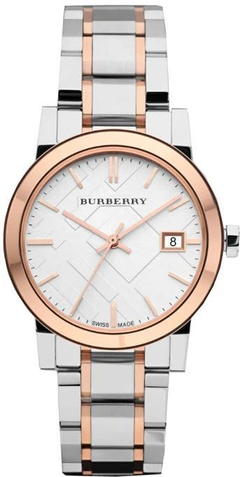 Orologio donna Burberry bicolore acciaio inox BU9105
