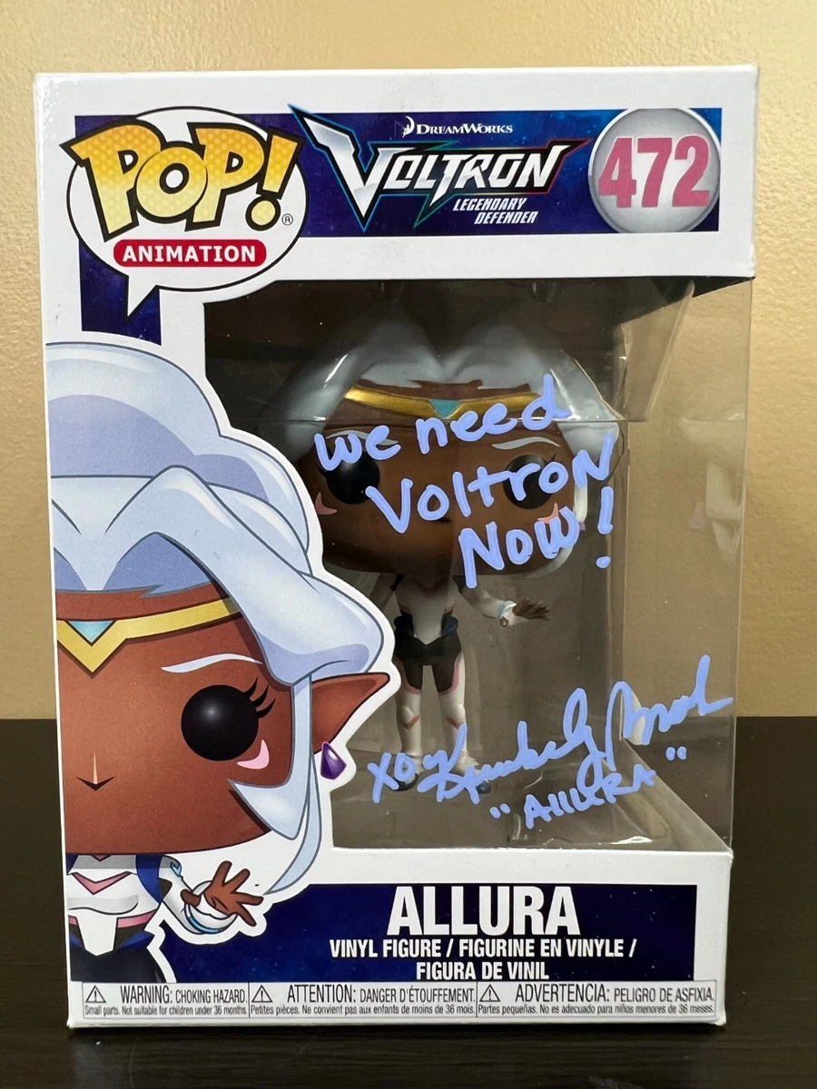 Funko POP Voltron Legendary Defender Allura 472 Signed by