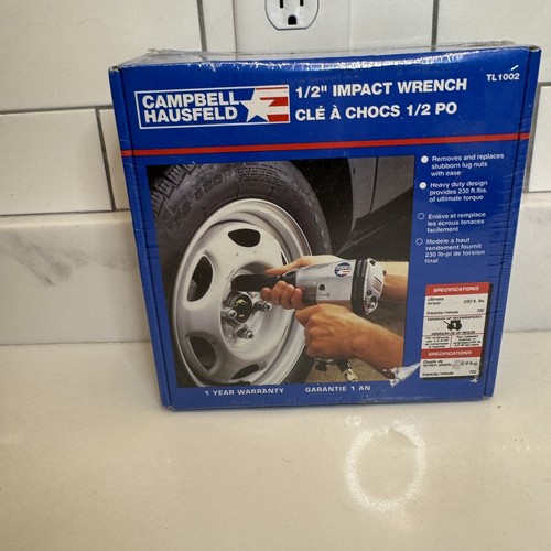 Campbell Hausfeld 1/2" Llave de Impacto TL1002 Nueva En Caja - Imagen 3 de 5