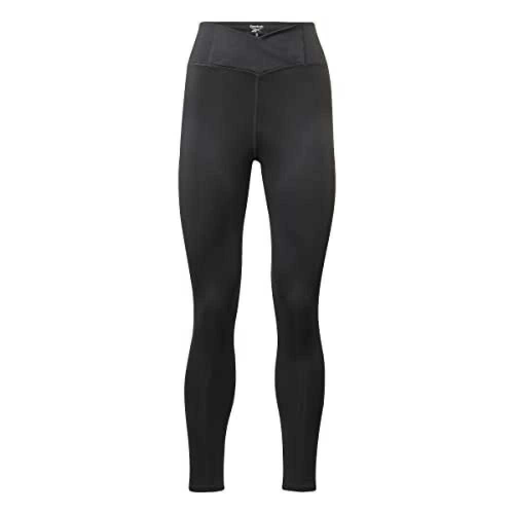 (TG. M) Reebok Allenamento Ready Basic High Rise Leggings, Nero Notturno, M Donn