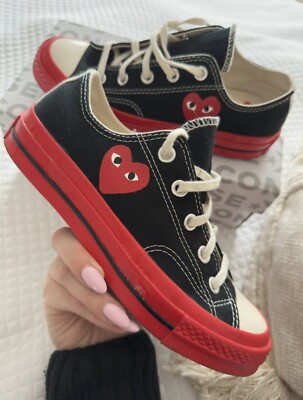 comme des garcons play converse sneaker 36.5