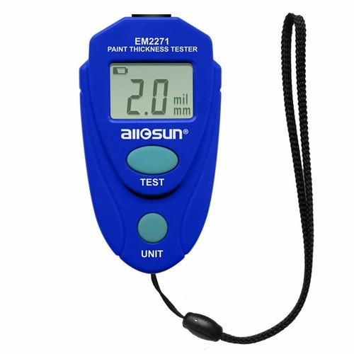 Mini Digital Car Paint Coating Thickness Tester Auto Measuring Gauge Meter 2.0mm - Foto 3 di 11