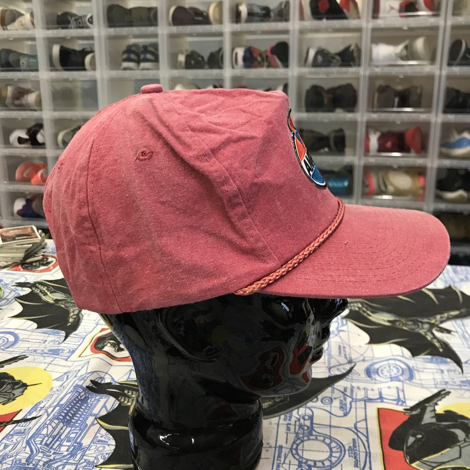 Amoco Red Rope Trucker Hat Patch - image 2