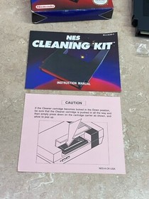 NES CLEANING KIT COMPLETE Authentic Nintendo NES NEW OPEN BOX UNUSED