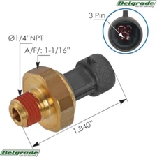 Sensata 577.62533OE Boost Pressure Sensor Replaces Mack 64MT2101 20706228